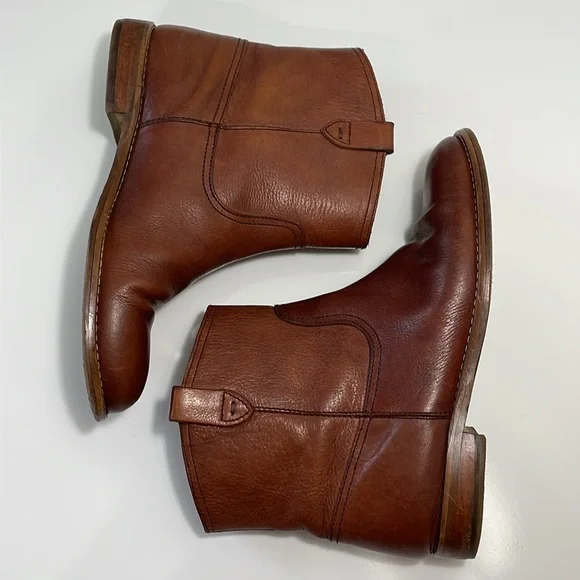 Madewell Brown Ankle Boots - Picture 4 of 13